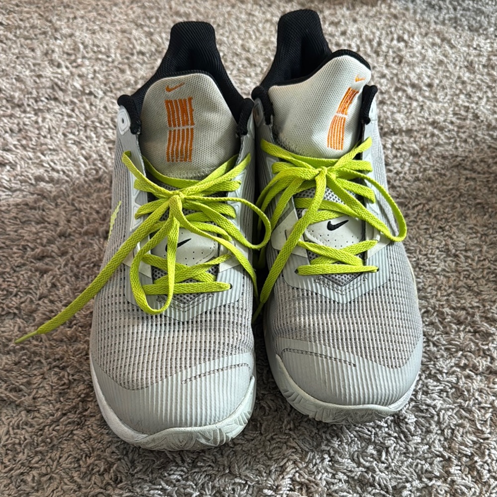 Nike Gray and Neon Green Athletic Shoes